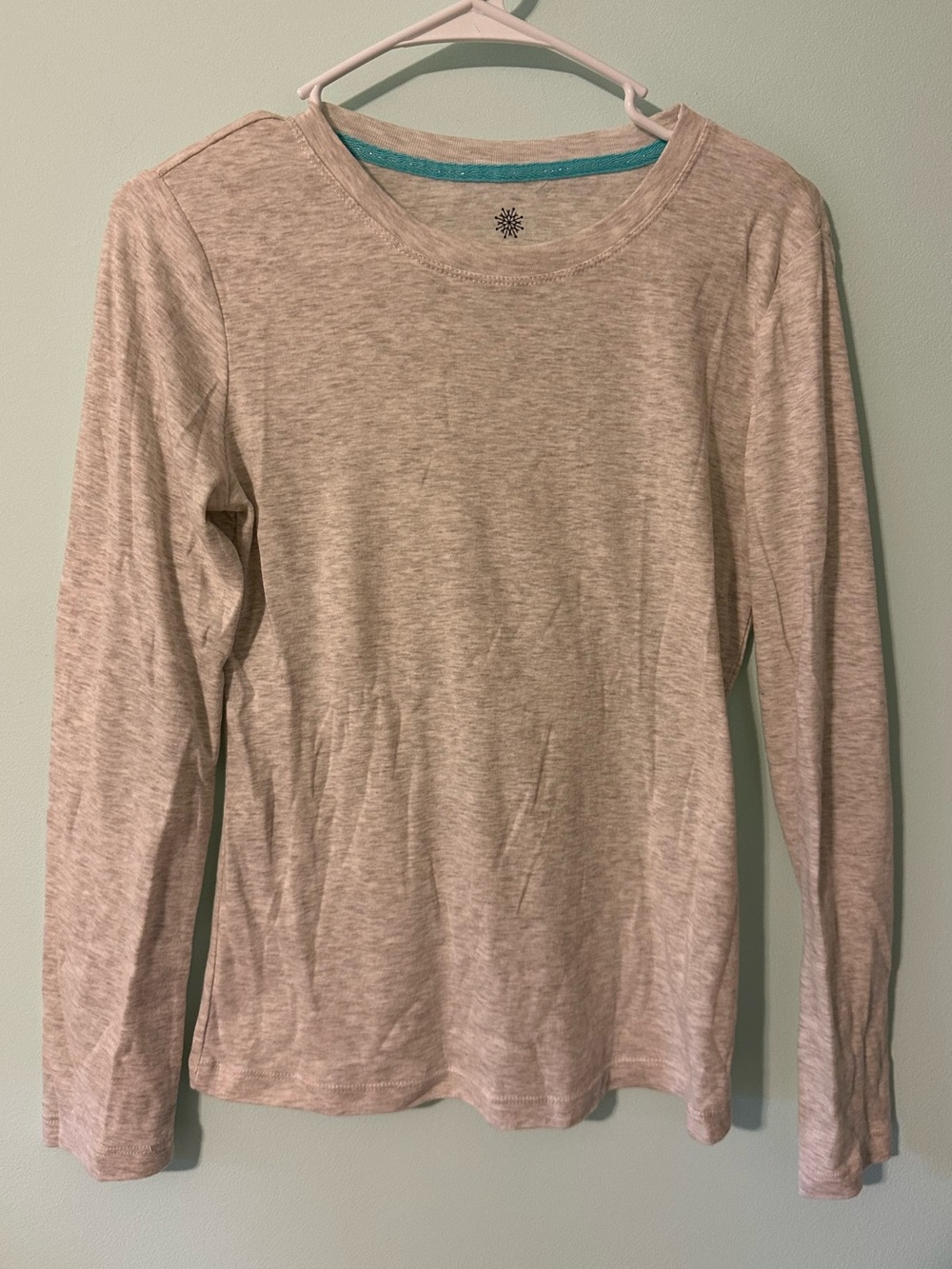 Women’s Long Sleeve Crewneck Top - Light Heather Gray